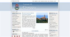 Desktop Screenshot of comune.civezza.im.it